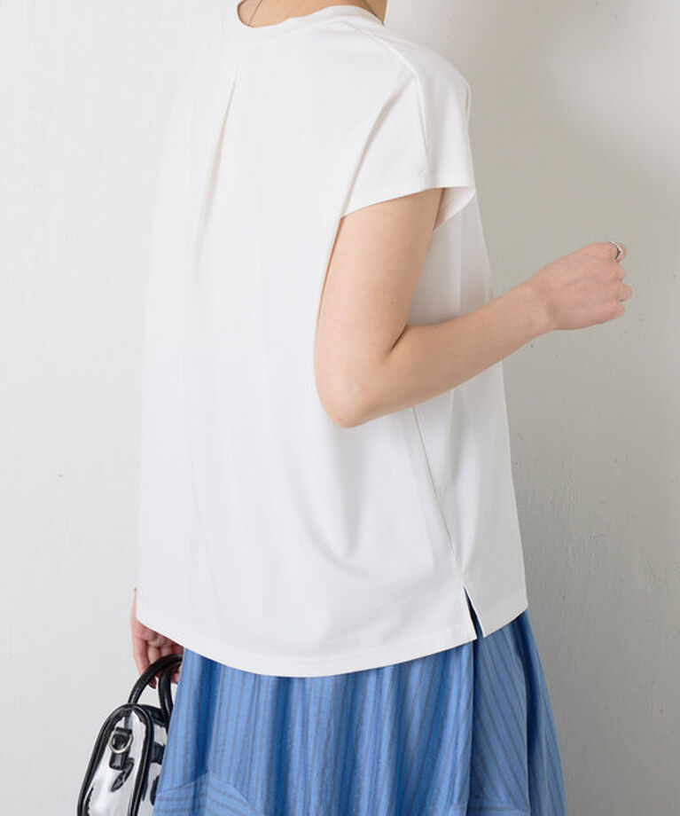  「モール刺繍フレンチTシャツ」|Tシャツ・カットソー|