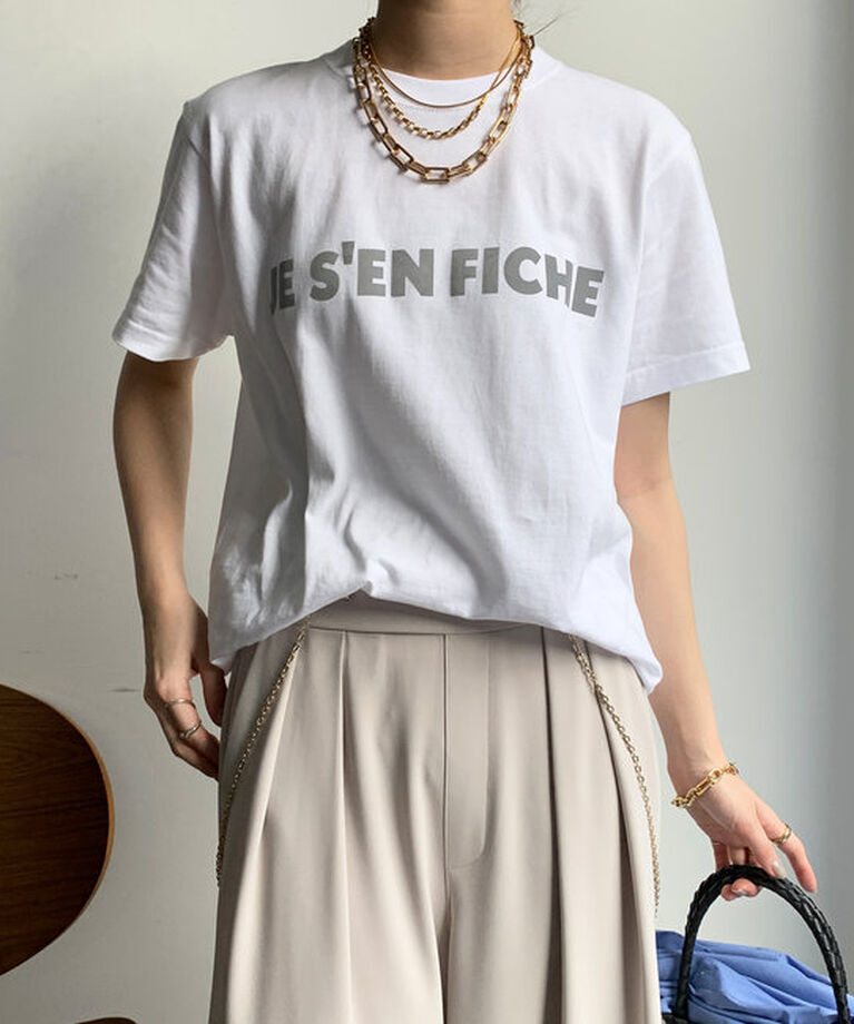  「【新色追加】JES'EN FICHEフロッキーロゴTEE」|Tシャツ・カットソー|