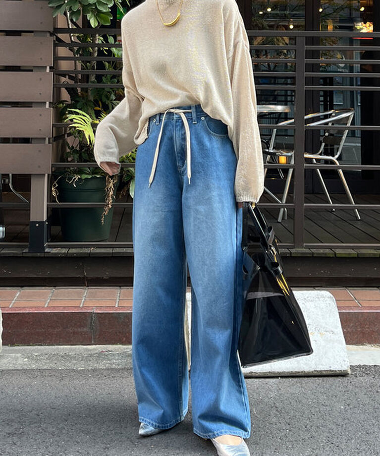 「ペーパーヤーンプルオーバー」|ニット・セーター|