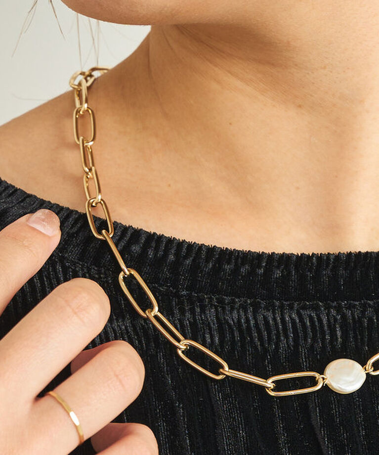  「トップパールチェーンネックレス」|ブローチ・コサージュ|