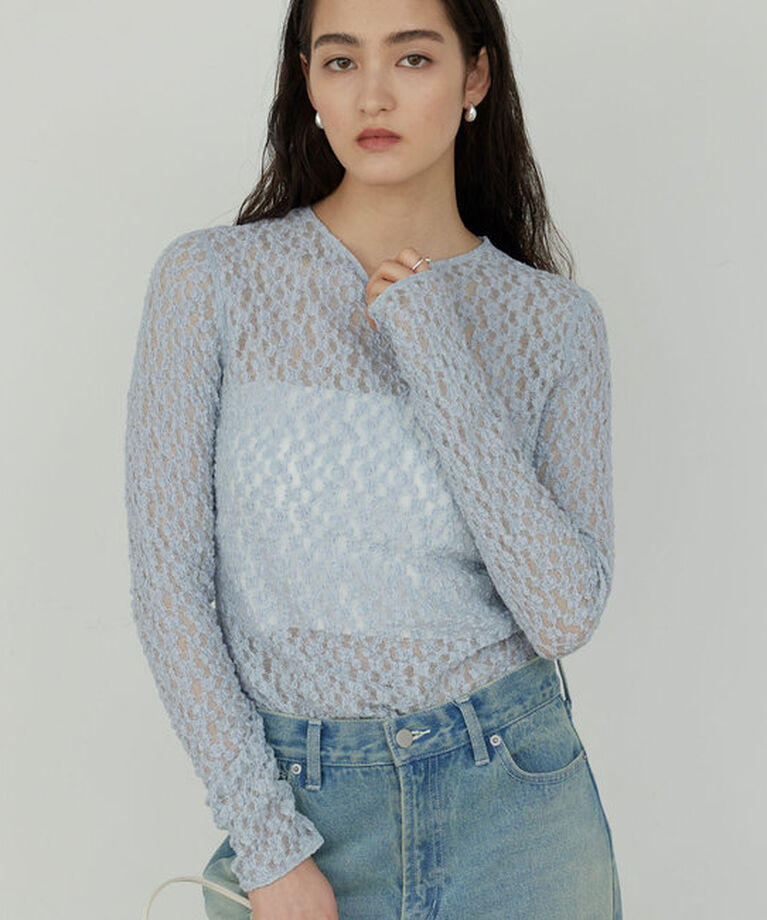  「【La nature linge】レースカットソー」|Tシャツ・カットソー|