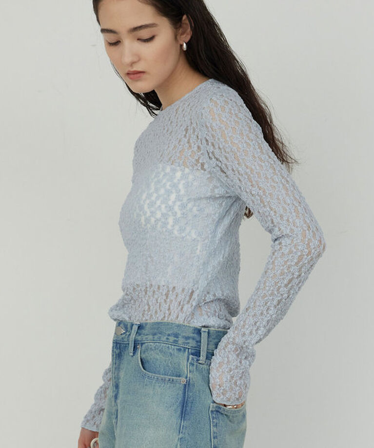  「【La nature linge】レースカットソー」|Tシャツ・カットソー|