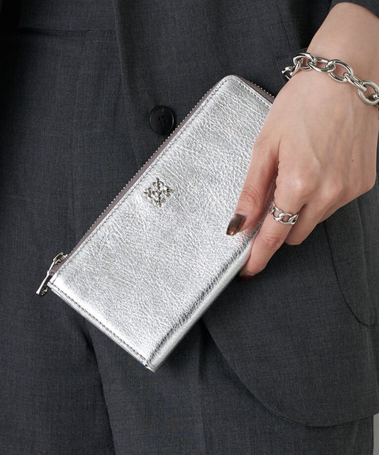  「ミニモノグラムプレートロングウォレット」|財布|