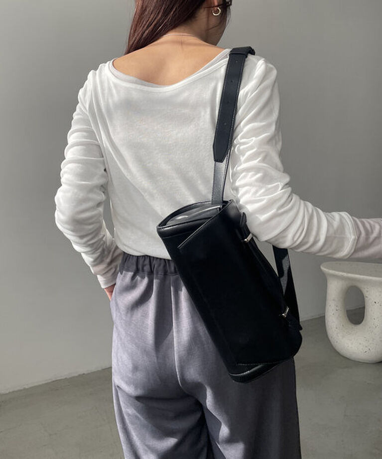  「ボートネックシアーロンT」|Tシャツ・カットソー|