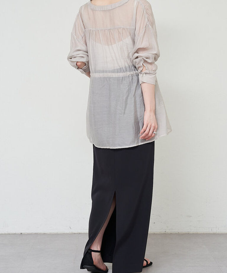  「《トレンドアイテム》《大人の透け感》シアーペプラムブラウス」|シャツ・ブラウス|