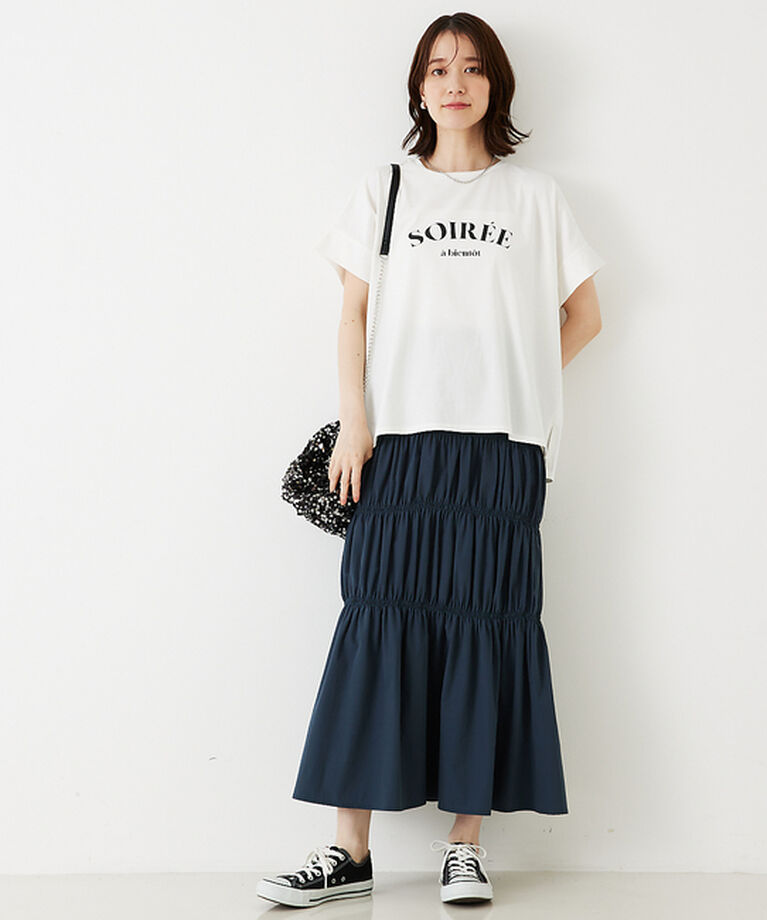 abahouse mavie「ワイドロゴT」|Tシャツ・カットソー|