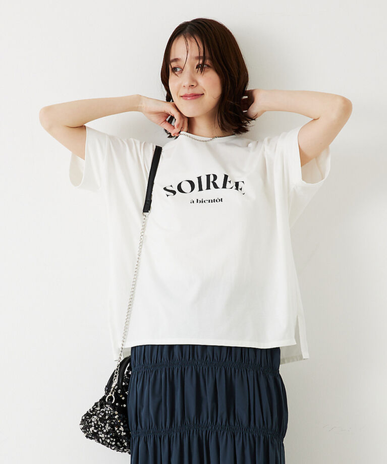 abahouse mavie「ワイドロゴT」|Tシャツ・カットソー|