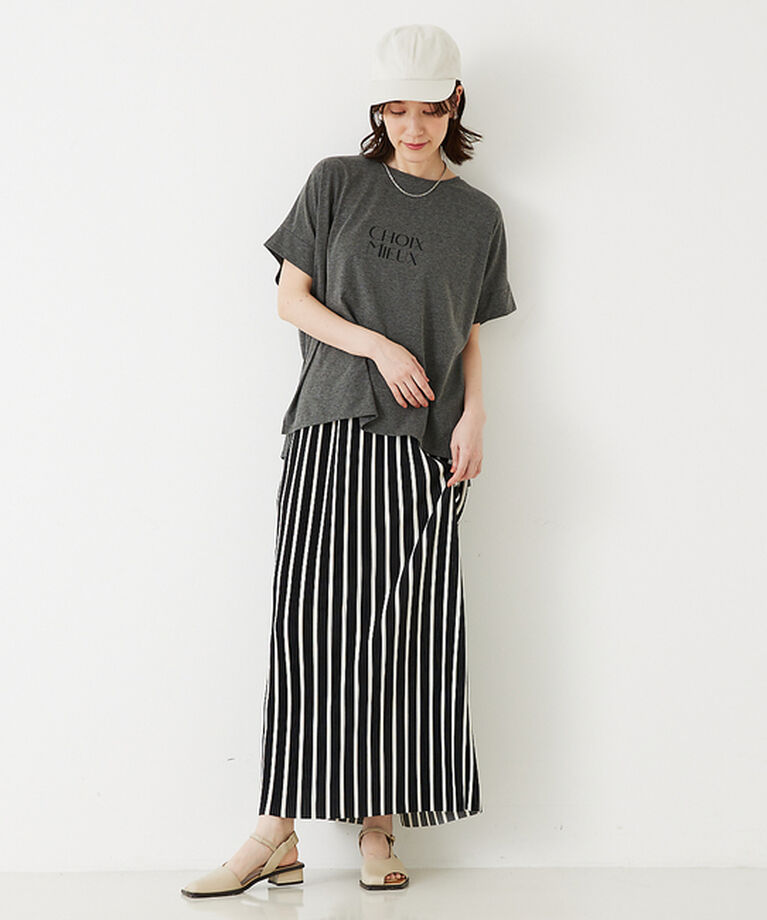 abahouse mavie「ワイドロゴT」|Tシャツ・カットソー|