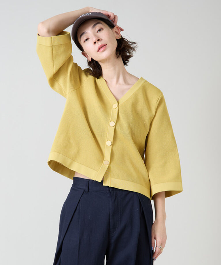 Liesse「メッシュ編みニットトップス」|ニット・セーター|