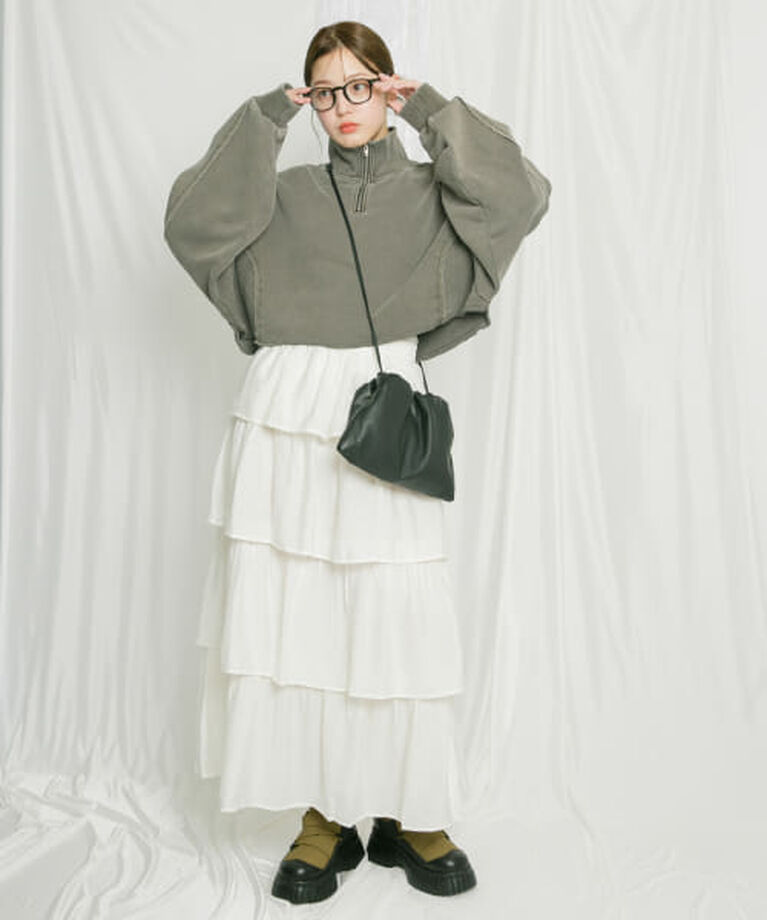  「KBF ボールチェーンギャザーBAG」|ハンドバッグ|