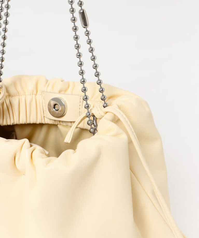 「KBF ボールチェーンギャザーBAG」|ハンドバッグ|