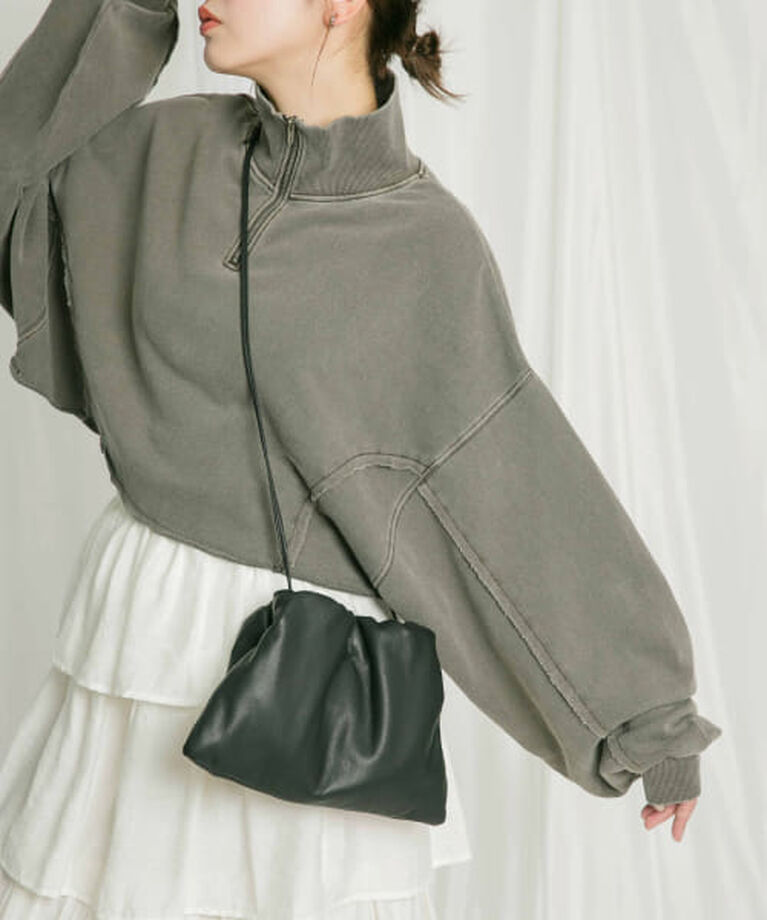  「KBF ボールチェーンギャザーBAG」|ハンドバッグ|