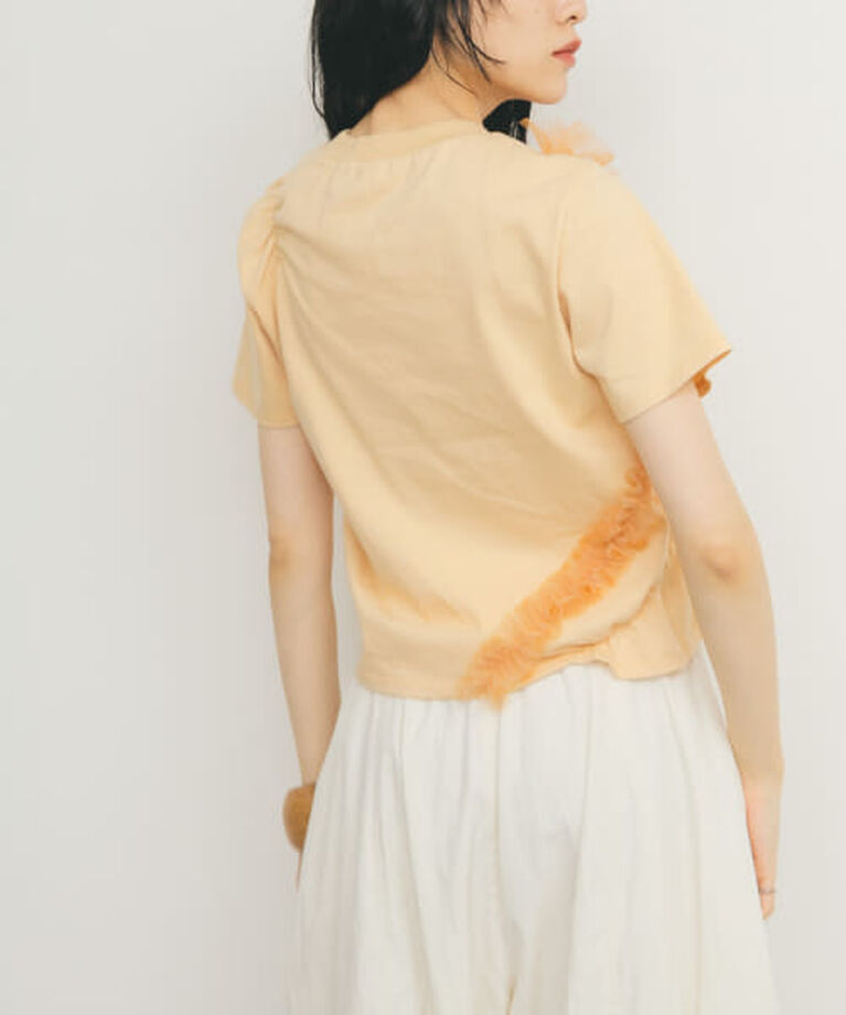  「KBF シャーリングフリルTEE」|Tシャツ・カットソー|