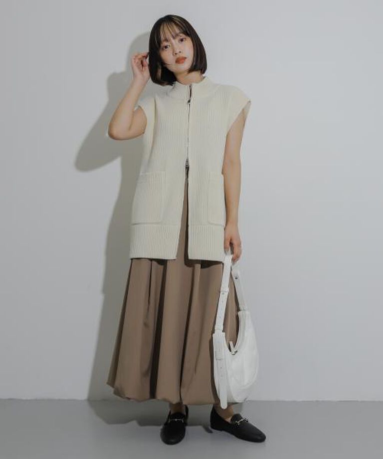 SENSE OF PLACE by URBAN RESEARCH「SENSE OF PLACE ジップニットベスト」|ベスト・ジレ|
