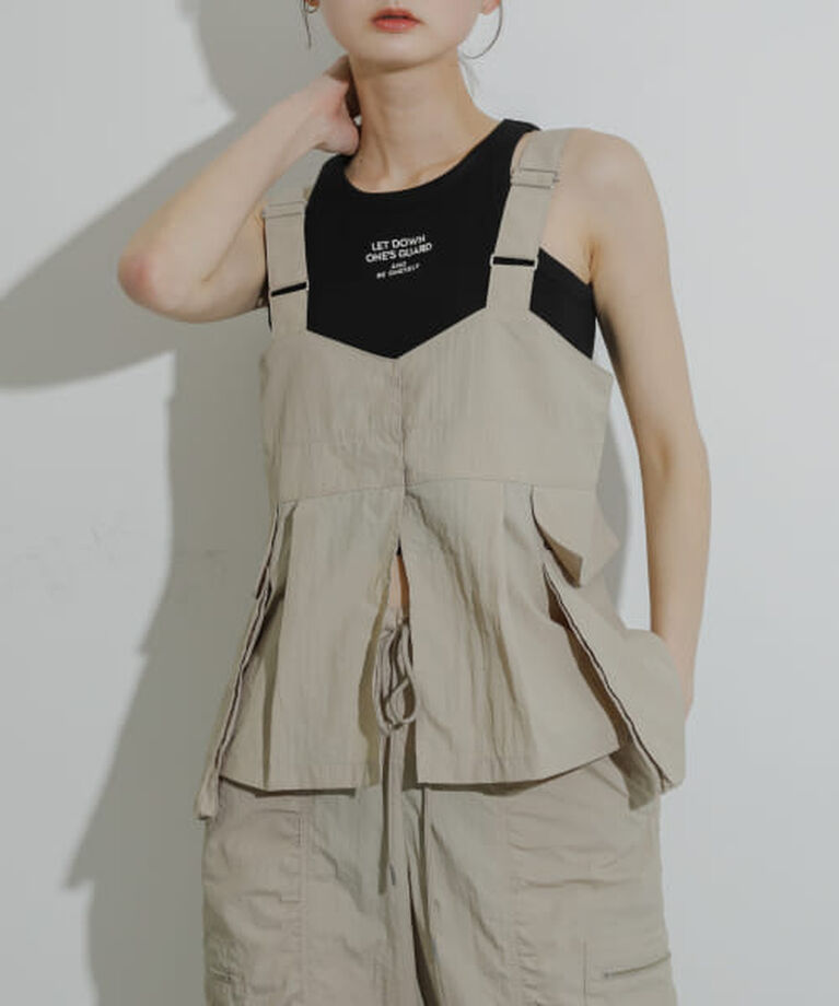 SENSE OF PLACE by URBAN RESEARCH「SENSE OF PLACE Uiscel　ビックポケットベスト」|ベスト・ジレ|GREIGE