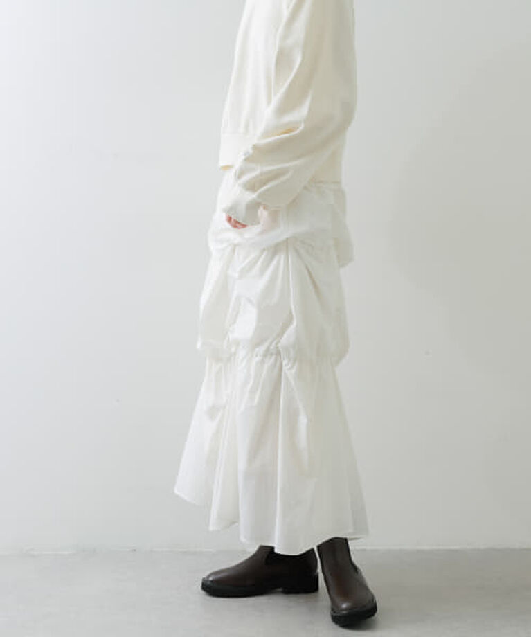 SENSE OF PLACE by URBAN RESEARCH「SENSE OF PLACE バルーンタックティアードスカート」|スカート|