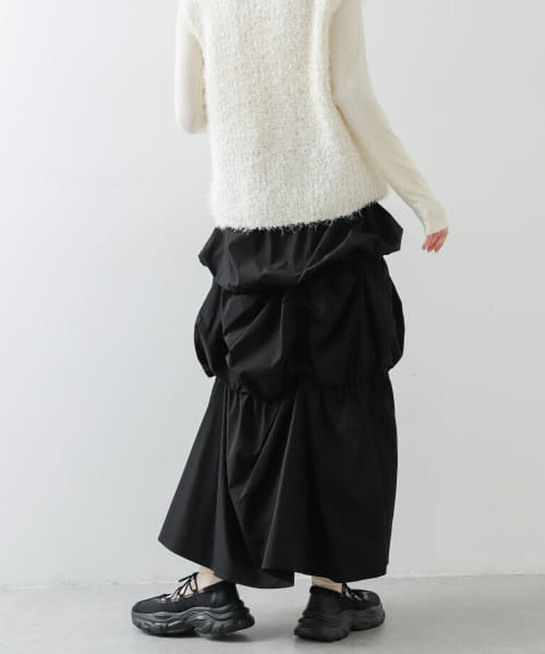 SENSE OF PLACE by URBAN RESEARCH「SENSE OF PLACE バルーンタックティアードスカート」|スカート|