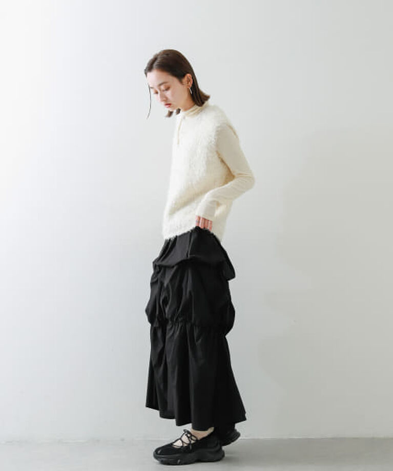SENSE OF PLACE by URBAN RESEARCH「SENSE OF PLACE バルーンタックティアードスカート」|スカート|