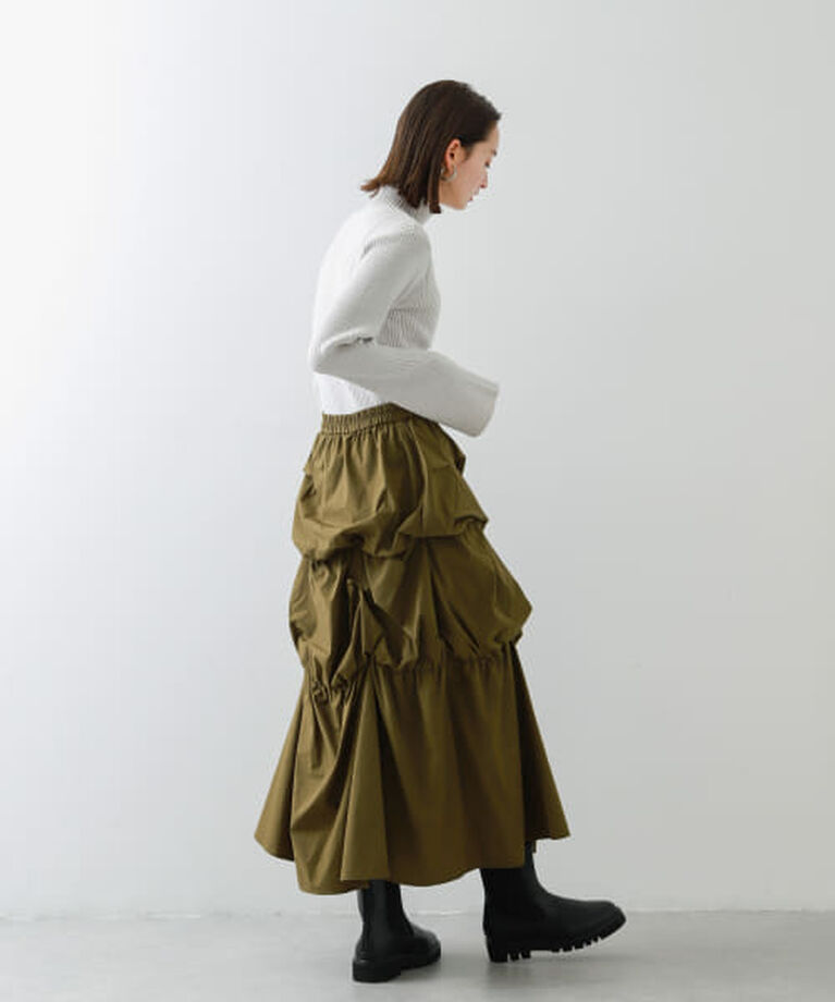 SENSE OF PLACE by URBAN RESEARCH「SENSE OF PLACE バルーンタックティアードスカート」|スカート|