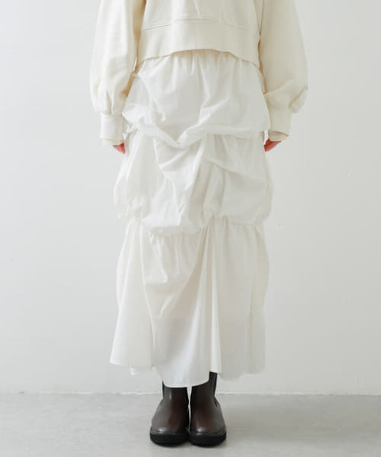 SENSE OF PLACE by URBAN RESEARCH「SENSE OF PLACE バルーンタックティアードスカート」|スカート|