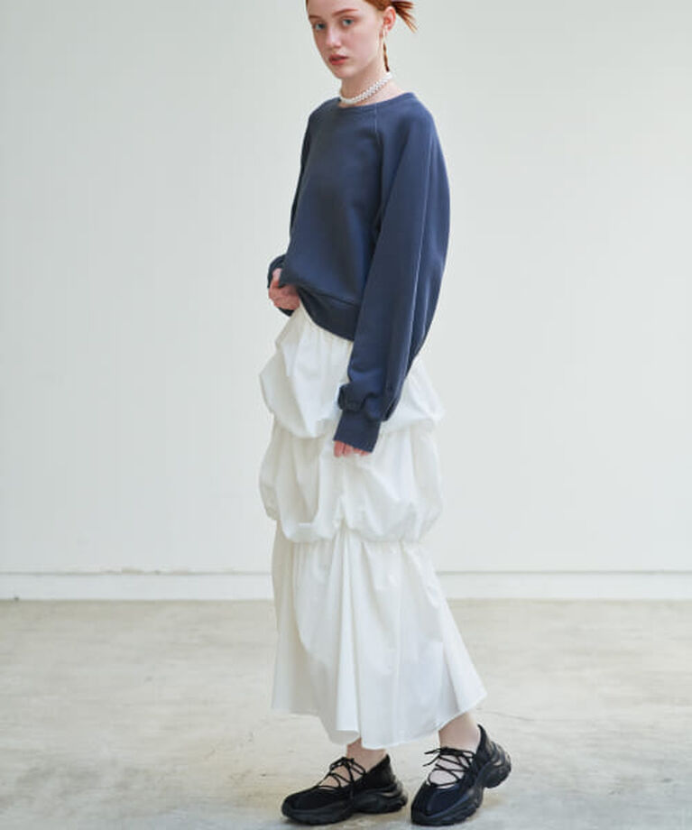 SENSE OF PLACE by URBAN RESEARCH「SENSE OF PLACE バルーンタックティアードスカート」|スカート|