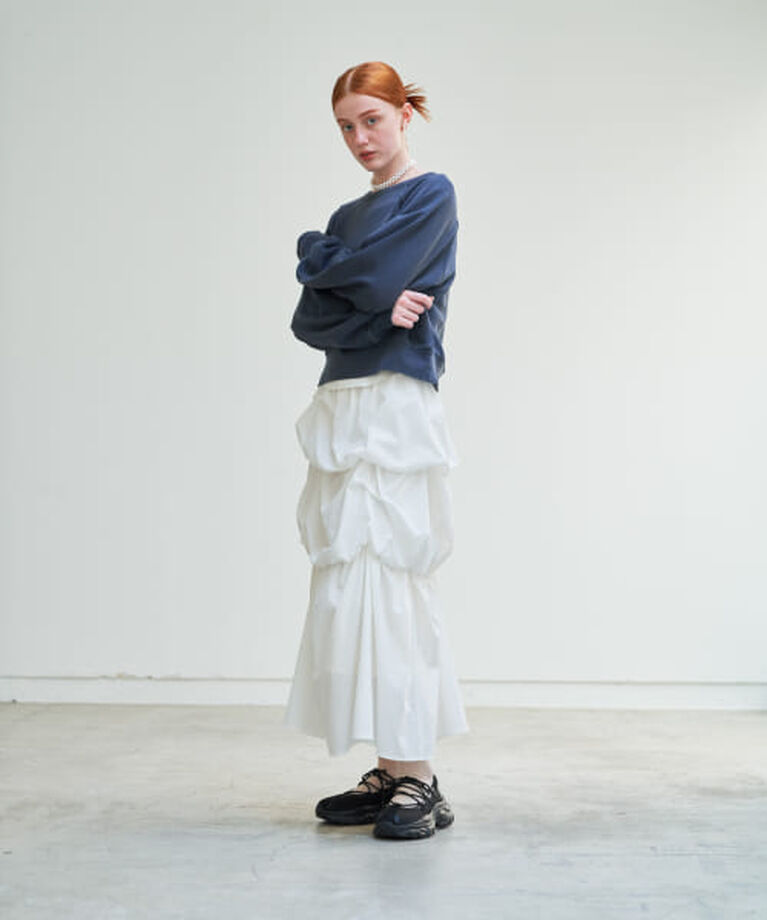 SENSE OF PLACE by URBAN RESEARCH「SENSE OF PLACE バルーンタックティアードスカート」|スカート|