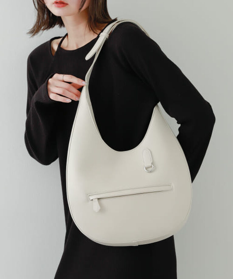 SENSE OF PLACE by URBAN RESEARCH「SENSE OF PLACE ワンハンドルラウンドバッグ」|ショルダー・メッセンジャー|IVORY