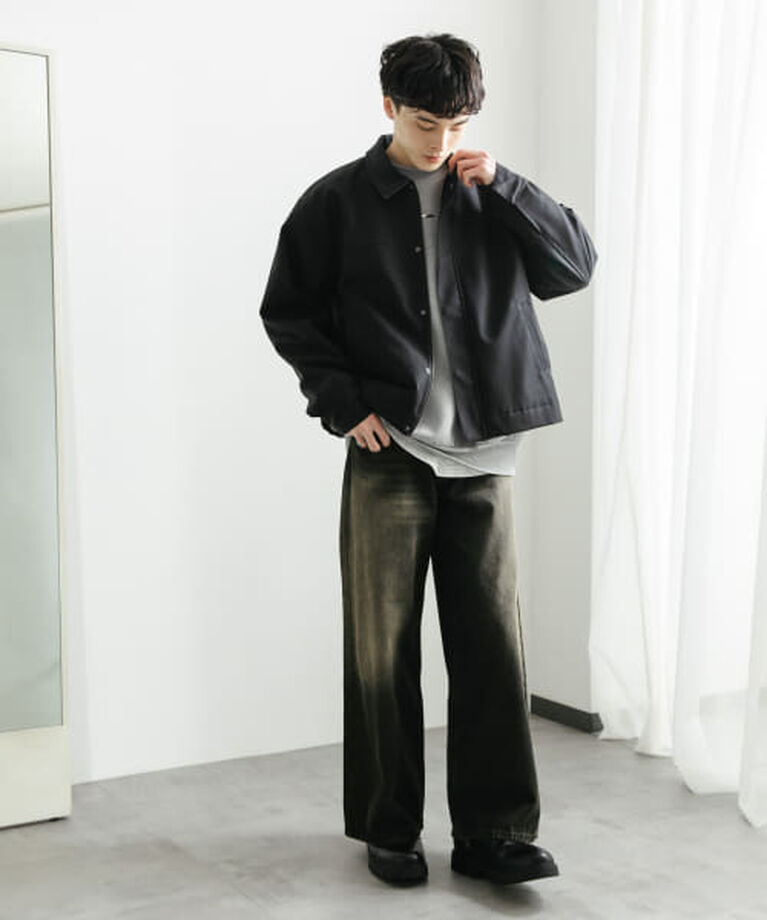 SENSE OF PLACE by URBAN RESEARCH「SENSE OF PLACE 『ユニセックス』『セットアップ対応』ヴィンテージライクデニムワイドパンツ」|デニム|