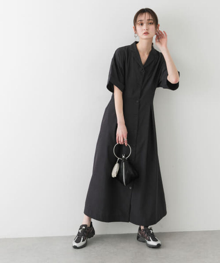 SENSE OF PLACE by URBAN RESEARCH「SENSE OF PLACE ウエストタックシャツワンピース」|ワンピース|