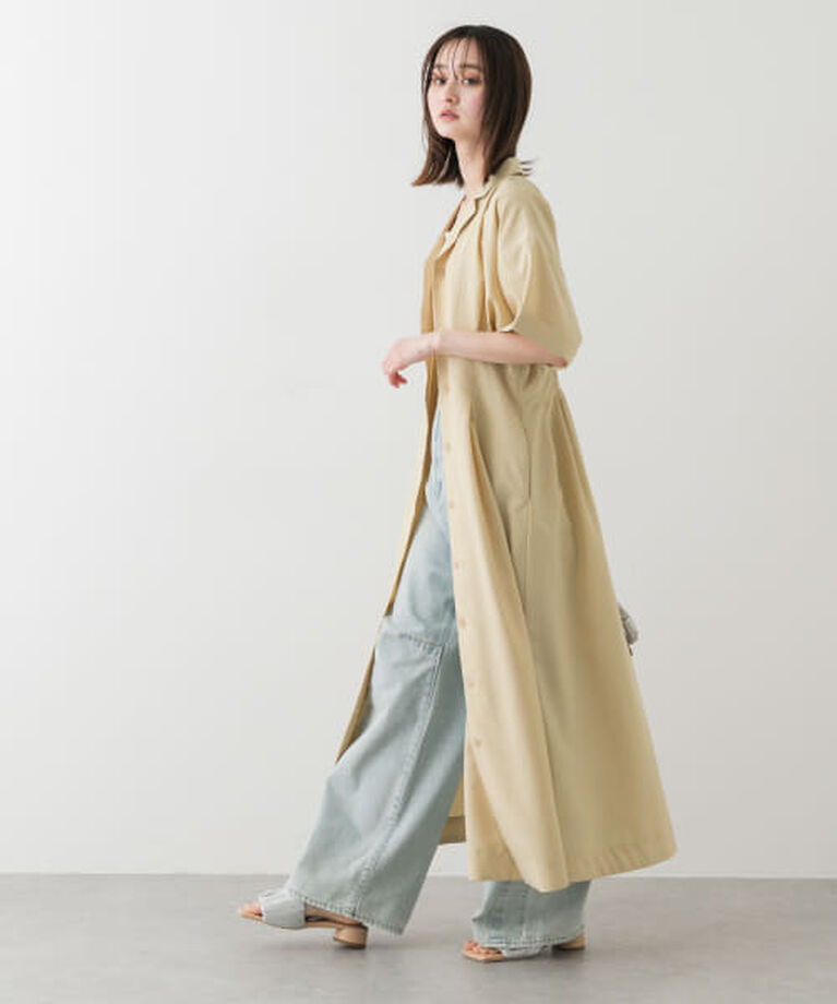 SENSE OF PLACE by URBAN RESEARCH「SENSE OF PLACE ウエストタックシャツワンピース」|ワンピース|