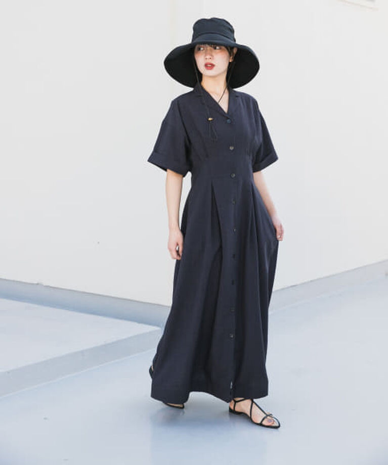 SENSE OF PLACE by URBAN RESEARCH「SENSE OF PLACE ウエストタックシャツワンピース」|ワンピース|