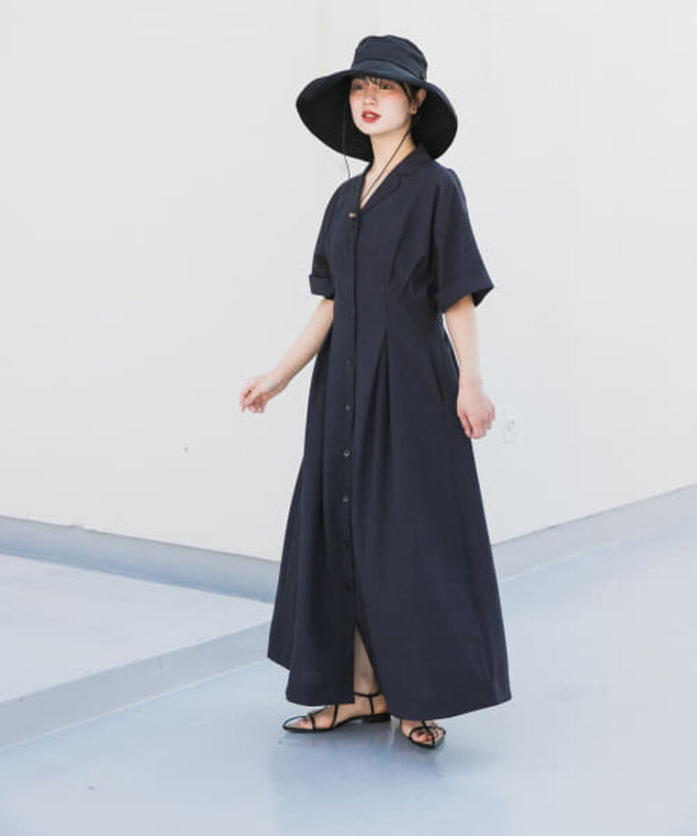 SENSE OF PLACE by URBAN RESEARCH「SENSE OF PLACE ウエストタックシャツワンピース」|ワンピース|