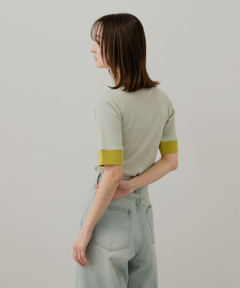 SENSE OF PLACE by URBAN RESEARCH「SENSE OF PLACE 『一部WEB限定カラー』クルーネックリンガーボーダーTシャツ(5分袖)」|Tシャツ・カットソー|