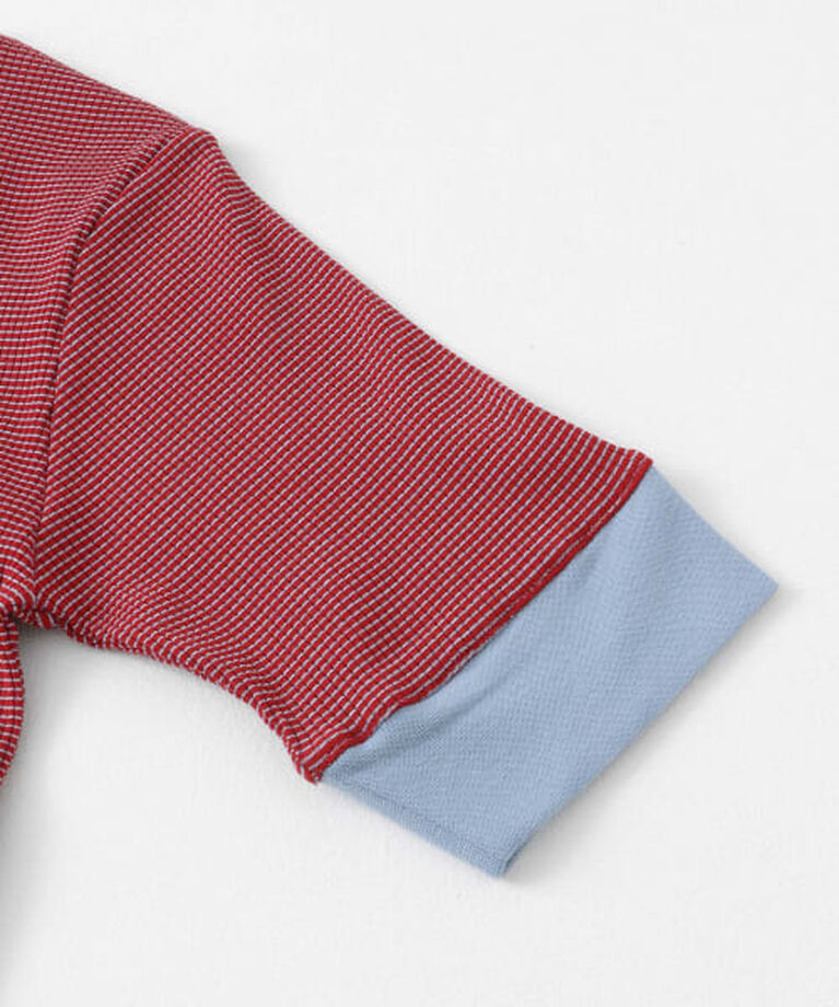 SENSE OF PLACE by URBAN RESEARCH「SENSE OF PLACE 『一部WEB限定カラー』クルーネックリンガーボーダーTシャツ(5分袖)」|Tシャツ・カットソー|
