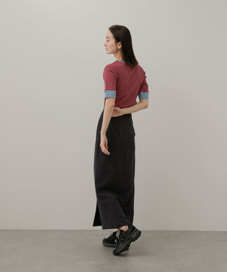 SENSE OF PLACE by URBAN RESEARCH「SENSE OF PLACE 『一部WEB限定カラー』クルーネックリンガーボーダーTシャツ(5分袖)」|Tシャツ・カットソー|