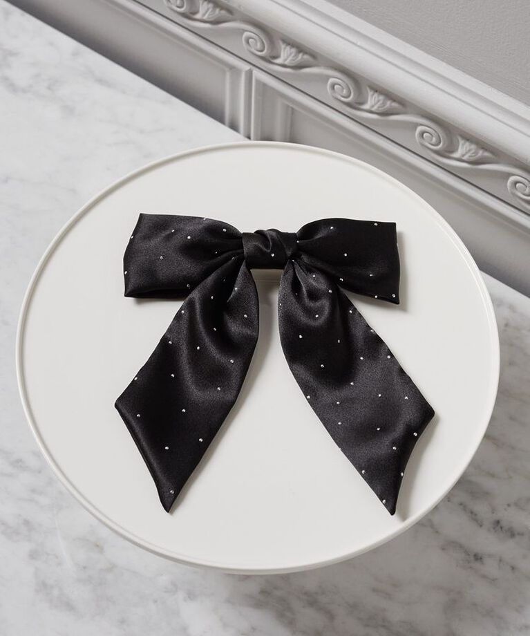 Maison de FLEUR「ランダムビジューリボンバレッタ」|その他|
