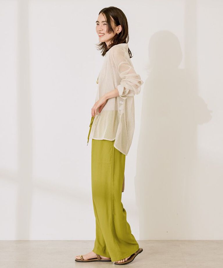 AMERICAN HOLIC「メッシュ長袖シャツ【WEB限定カラー有り】」|シャツ・ブラウス|