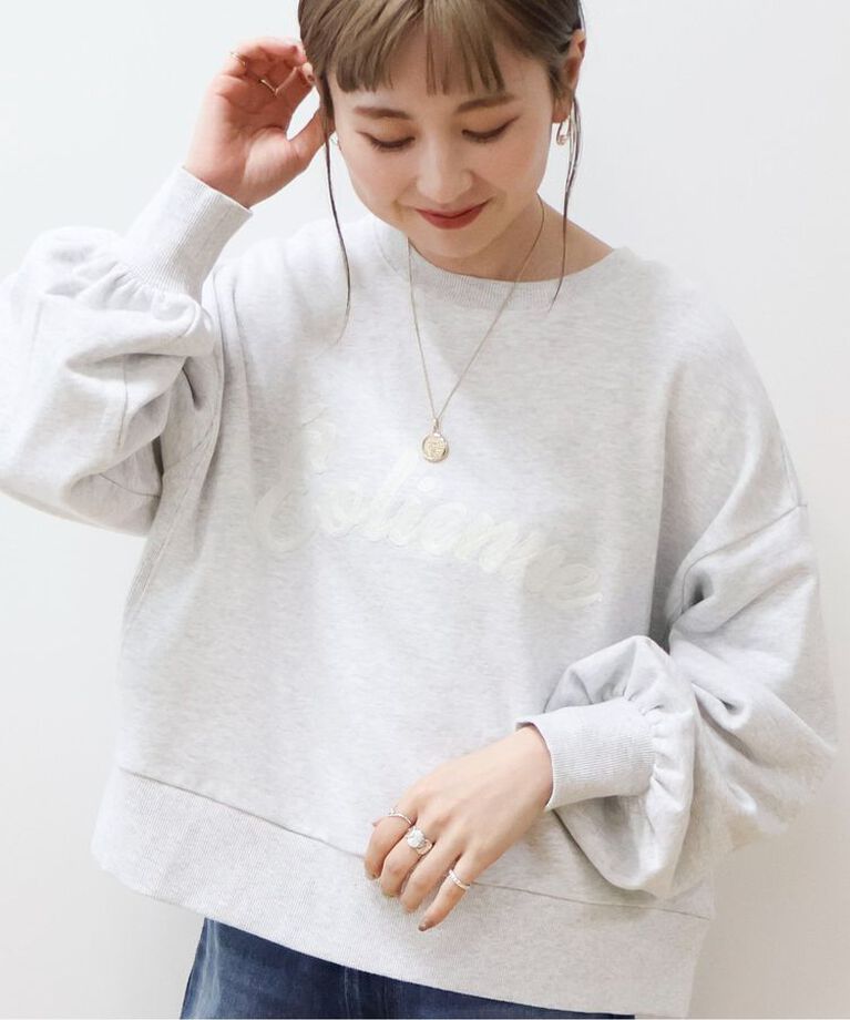 AMERICAN HOLIC「チェーン刺繍スウェット」|スウェット・ジャージ|Oatmeal