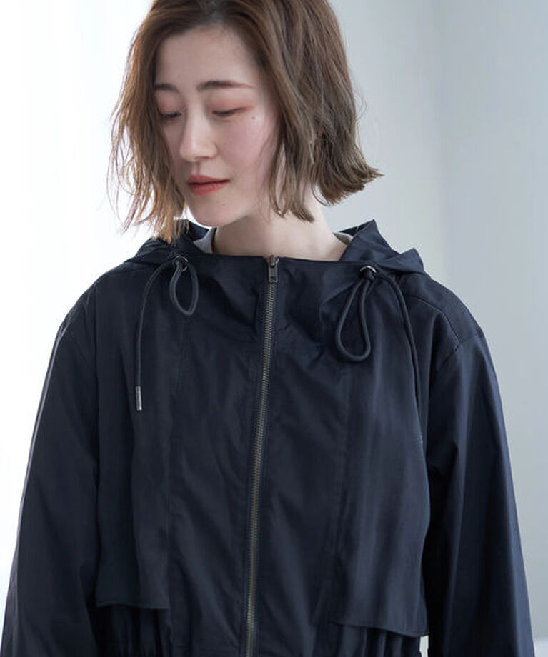 Editt by YECCA VECCA「シアーMIXロングZIPコート」|その他|
