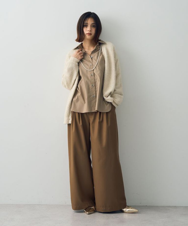 YECCA VECCA「ラメシャギーカーディガン」|カーディガン|