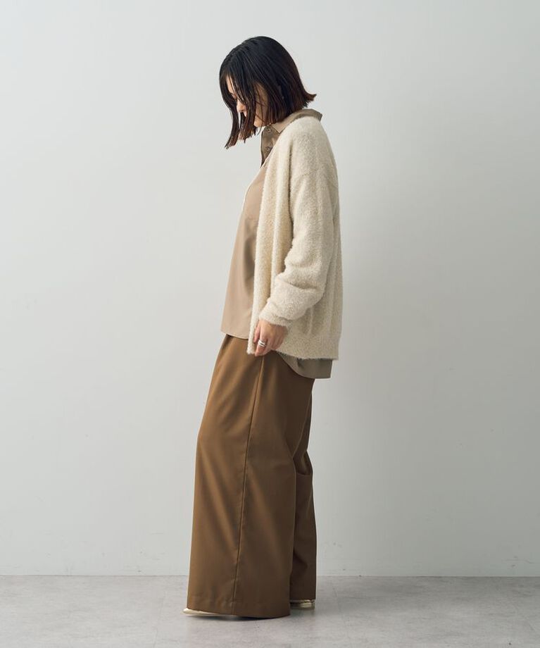 YECCA VECCA「ラメシャギーカーディガン」|カーディガン|
