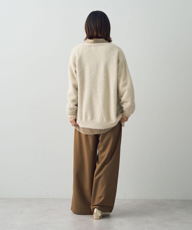 YECCA VECCA「ラメシャギーカーディガン」|カーディガン|