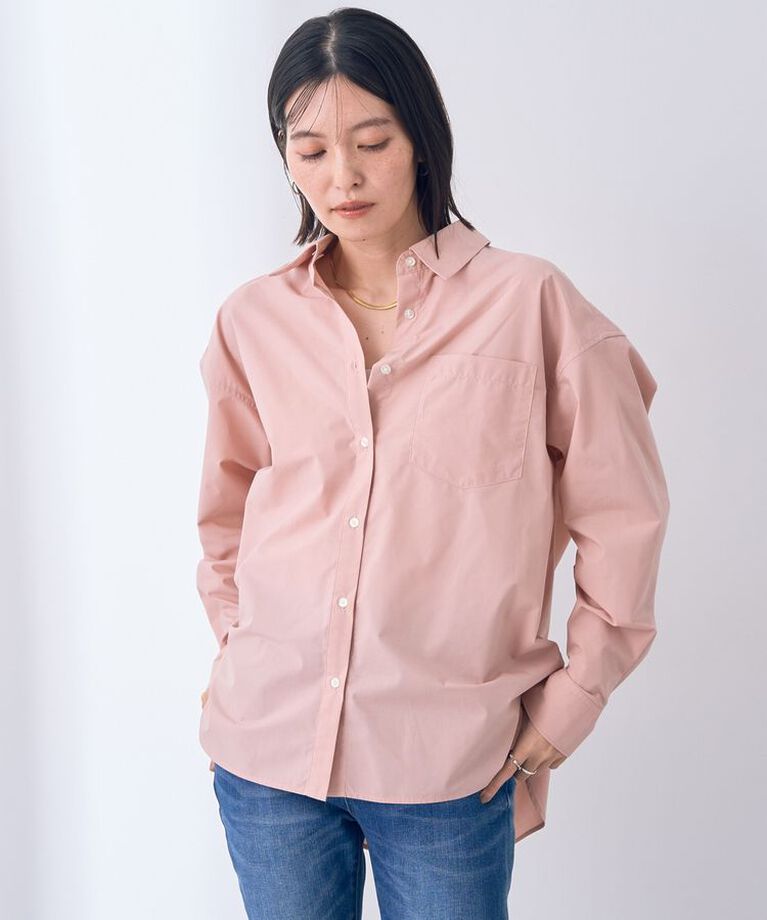 YECCA VECCA「イージーケアオーバーシャツ」|シャツ・ブラウス|