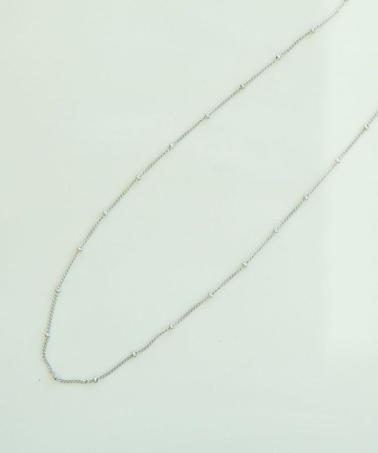 YECCA VECCA「ドットチェーンステンレスネックレス」|ネックレス|Silver