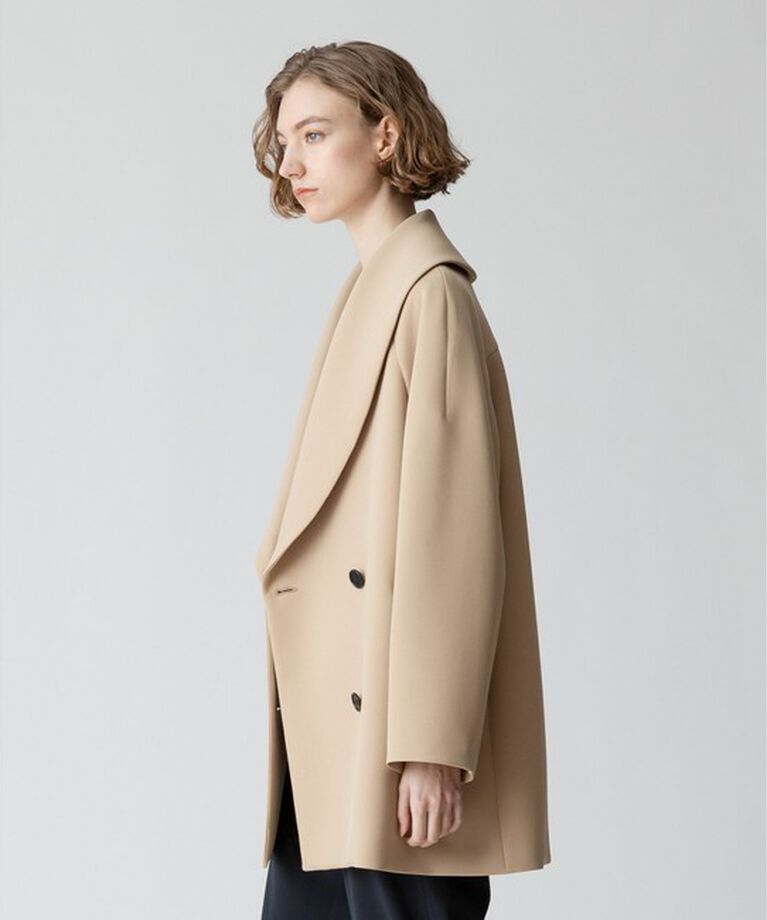 allureville「ポリエステルショールカラーミドルタケコート」|その他|