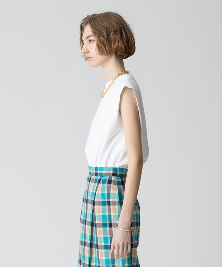 allureville「強撚天竺タックトップス」|Tシャツ・カットソー|