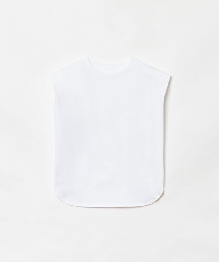 allureville「強撚天竺タックトップス」|Tシャツ・カットソー|