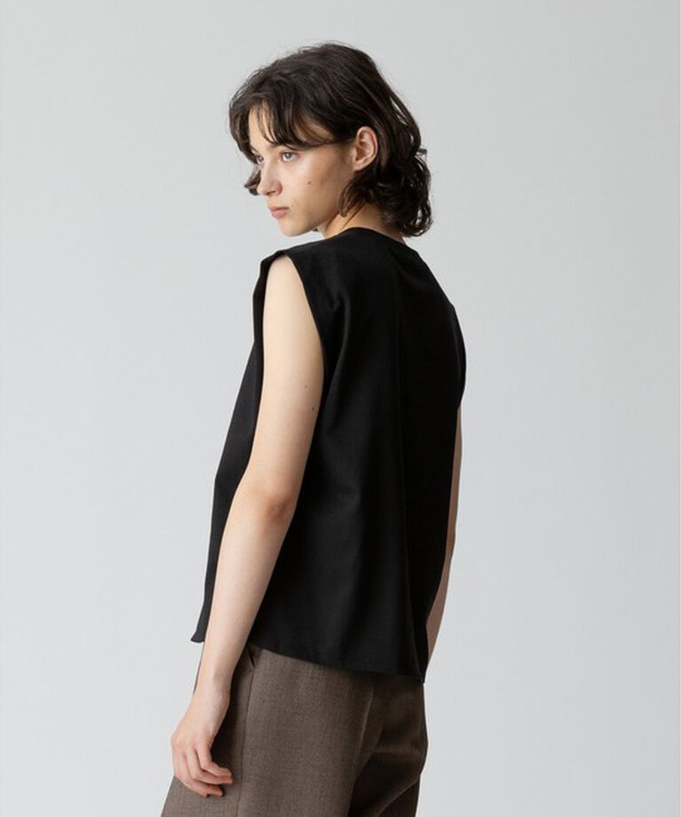 allureville「強撚天竺タックトップス」|Tシャツ・カットソー|