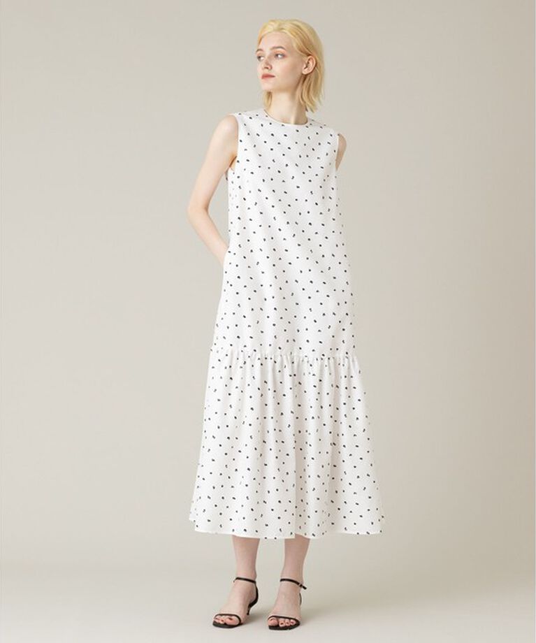 LOULOU WILLOUGHBY「【LOULOU WILLOUGHBY】キカドットノースリワンピース」|ワンピース|