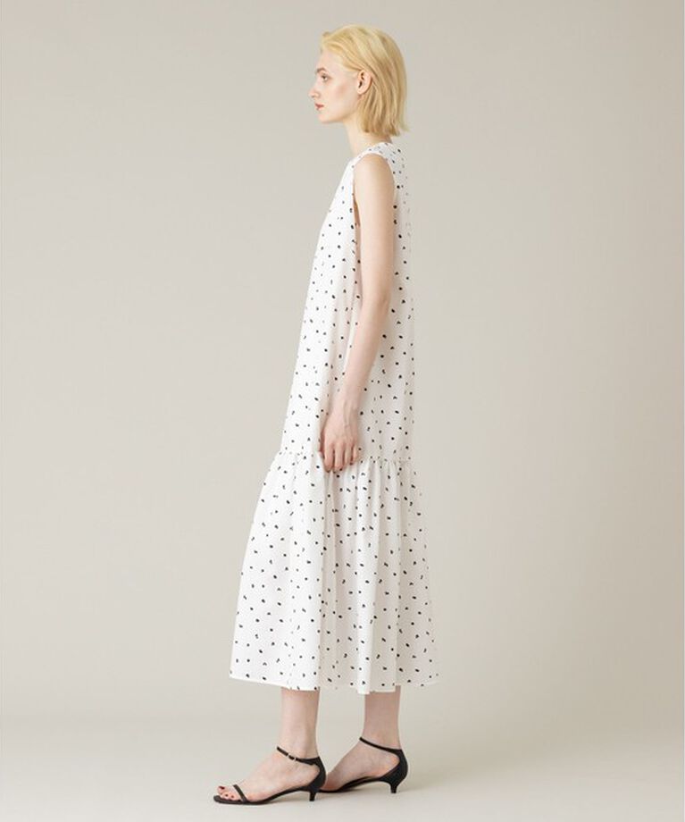 LOULOU WILLOUGHBY「【LOULOU WILLOUGHBY】キカドットノースリワンピース」|ワンピース|